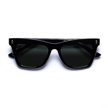 AIRE BELLATRIX Women's Sunglasses Black Cat-Eye Sustainable