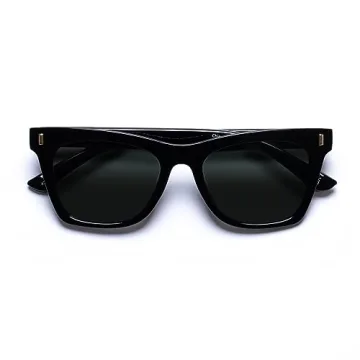 AIRE BELLATRIX Women's Sunglasses Black Cat-Eye Sustainable