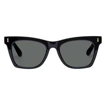 AIRE BELLATRIX Women's Sunglasses Black Cat-Eye Sustainable