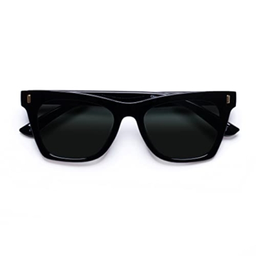 AIRE BELLATRIX Women's Sunglasses Black Cat-Eye Sustainable