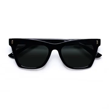 AIRE BELLATRIX Women's Sunglasses Black Cat-Eye Sustainable