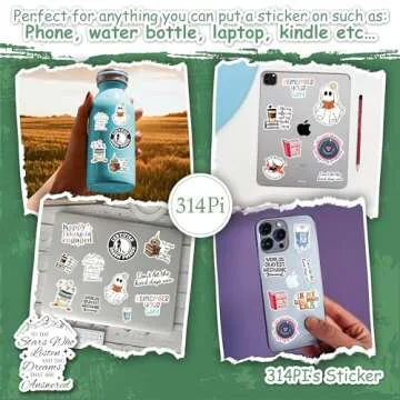 314PI (3pcs) to The Stars Who Listen Sticker, Inspirational Stickers, Water Assitant for Laptop, Phone, Kindle Stickers, Bookish Stickers, Mental Health Stickers, Mental Health Awareness (Size 3")