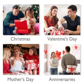 Travel Velvet Jewelry Box with Mirror, Mini Gifts Case for Women Girls, Small Portable Organizer Box...