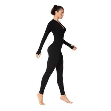 Stylish Sunzel Long Sleeve Jumpsuit - Perfect for Yoga