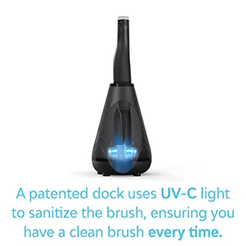 TAO Clean Sonic Toothbrush UV Sanitizing Dual Speed Black