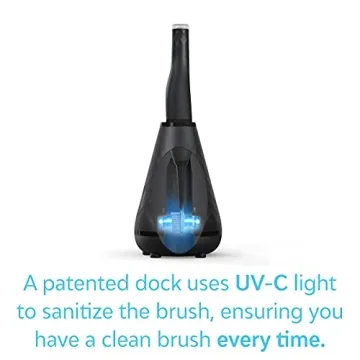 TAO Clean Sonic Toothbrush UV Sanitizing Dual Speed Black