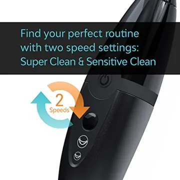 TAO Clean Sonic Toothbrush UV Sanitizing Dual Speed Black