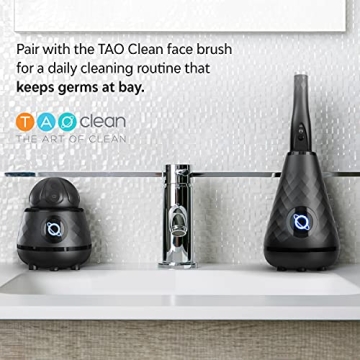 TAO Clean Sonic Toothbrush UV Sanitizing Dual Speed Black
