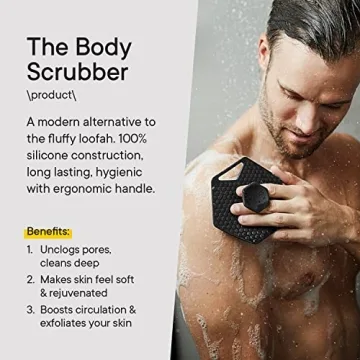 Premium Silicone Body Scrubber for Men - Tooletries