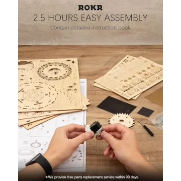 ROKR 3D Puzzle Orrery Music Box Solar System Kit