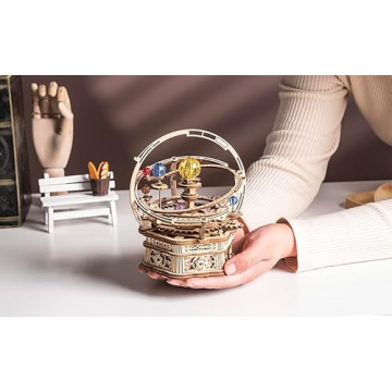 ROKR 3D Puzzle Orrery Music Box Solar System Kit