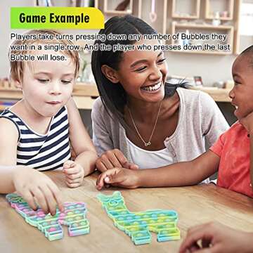 Kidsjoy Fidget Pop Elephant Glow-in-the-Dark Sensory Toys