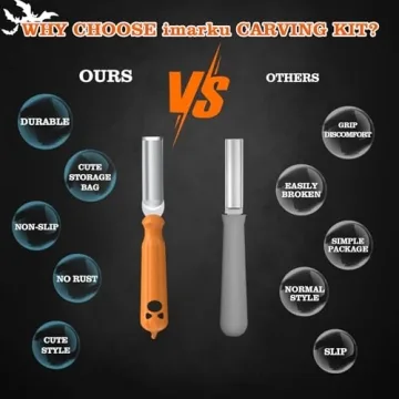 imarku 10PC Pumpkin Carving Kit for Halloween Fun