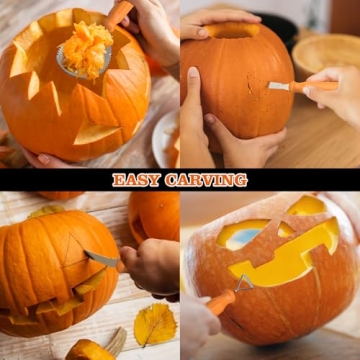 imarku 10PC Pumpkin Carving Kit for Halloween Fun