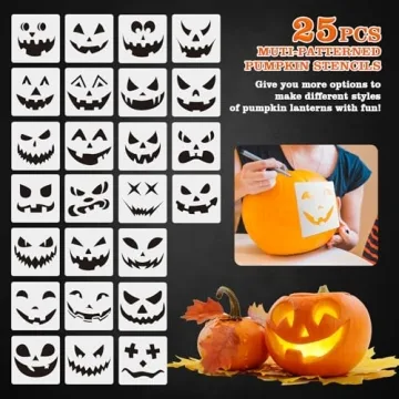 imarku 10PC Pumpkin Carving Kit for Halloween Fun