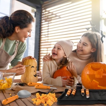 imarku 10PC Pumpkin Carving Kit for Halloween Fun