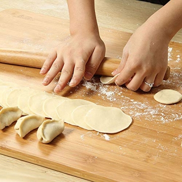 13-Inch Bamboo Rolling Pin for Perfect Baking Every Time