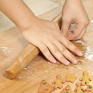 13-Inch Bamboo Rolling Pin for Perfect Baking Every Time
