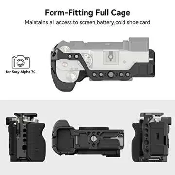 SmallRig Full Cage for Sony A7C with Silicone Grip