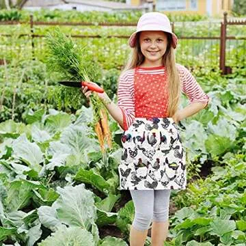 Patelai Eggs Collecting Gathering Holding Apron Egg Apron with Pockets