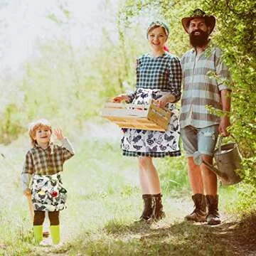 Patelai Eggs Collecting Gathering Holding Apron Egg Apron with Pockets