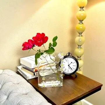 Book Vase for Flowers, Modern Home Decor, Christian Gifts for Women, Book Lovers' Gift, Book Flower Vase, for Home, Bedroom, Living Room, Office