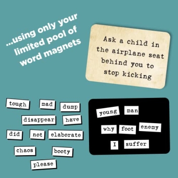 Ransom Notes Hilarious Word Magnet Party Game for Everyone