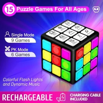 Xinbeiya Rechargeable Game Cube for Kids 6-12