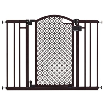 Summer Infant Modern Home Walk-Thru Safety Pet and Baby Gate, 28"-42" Wide, 30" Tall, Pressure or Ha...