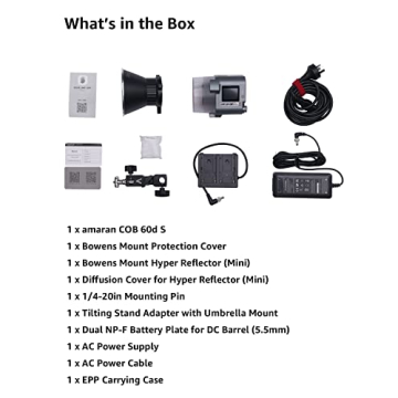 Aputure Amaran 60dS Compact Video Lighting Solution