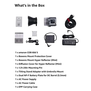 Aputure Amaran 60dS Compact Video Lighting Solution