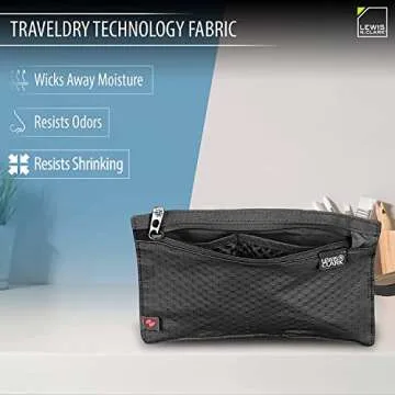 Lewis N. Clark RFID Blocking Money Belt Travel Pouch + Credit Card, ID, Passport Holder for Women & ...
