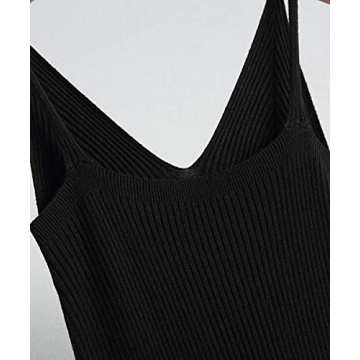 RZIV Women's Sleeveless Knit Midi Dress - Stylish Comfort