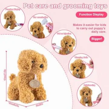 Doctor Kit for Kids, 25 Pcs Kids Doctors Play Set, Doctor Kit for Toddlers with Dog Toy,Storage Bag, Stethoscope Toy, Dress Up Costume and Accessories,Pretend Play Medical Kit for Toddlers Ages 3-6