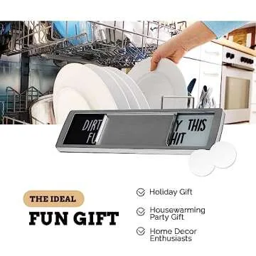Funny Clean Dirty Dishwasher Magnet for Home Organization