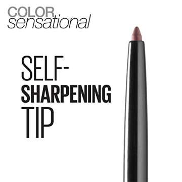 Maybelline Color Sensational Shaping Lip Liner with Self-Sharpening Tip, Gone Griege, Nude, 1 Count