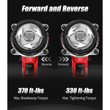 AVID POWER 1/2 Cordless Impact Wrench 330 ft-lbs Torque