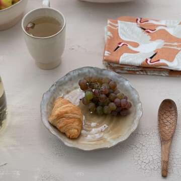 Bloomingville 4-Piece Cotton Printed Napkins with Bird Pattern, Multicolor