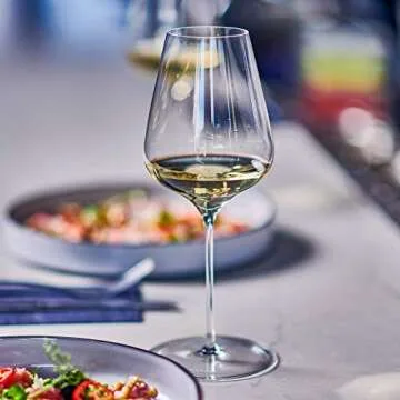 Grassl Mineralité Wine Glass, Hand-Blown Crystal Wine Glass for White Wine and Champagne Single