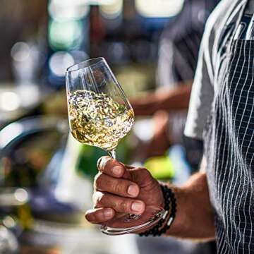 Grassl Mineralité Wine Glass, Hand-Blown Crystal Wine Glass for White Wine and Champagne Single