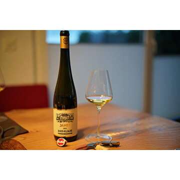 Grassl Mineralité Wine Glass, Hand-Blown Crystal Wine Glass for White Wine and Champagne Single