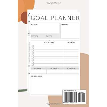 My Goals Planner - Write The Vision And Make It Plain - Habakkuk 2:2: An Undated Christian Goal Sett...