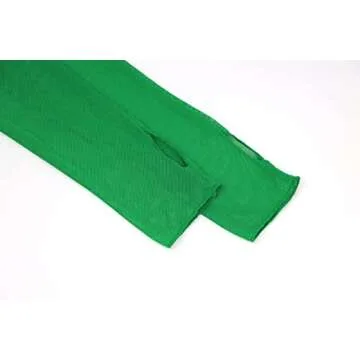 Meladyan Women Sexy Long Sleeve Mesh Crop Top Open Front Cover Up Spaghetti Strap Slim Fit Corset Cami 2 Pieces Clubwear Green