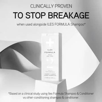 ILES FORMULA Haute Performance Hair Conditioner - Prevents Breakage + Split Ends & Transforms Damaged Hair - NO Residue, NO Bond Building, NO Peptides, For All Ages & Hair Types, 6.8 Fl Oz (200 ML)