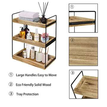 DORAMII Multi-Purpose 3-Tier Organizer for Home