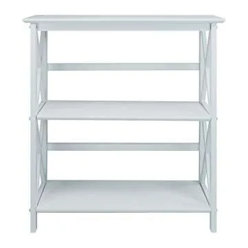 Stylish 3-Shelf Montego Bookcase - Casual Home