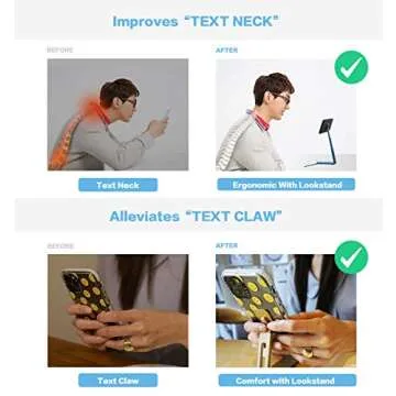 LOOKSHOP Lookstand Gold Adjustable Cell Phone Stand