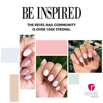 Revel Nail White Dip Powder - Long Lasting & Chip Resistant