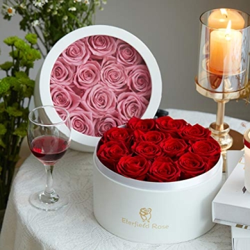 Eterfield Forever Flowers in Box - Lasting Pink Roses