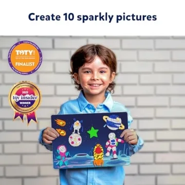 Skillmatics Mess-Free Art & Craft for Kids - Foil Fun Space